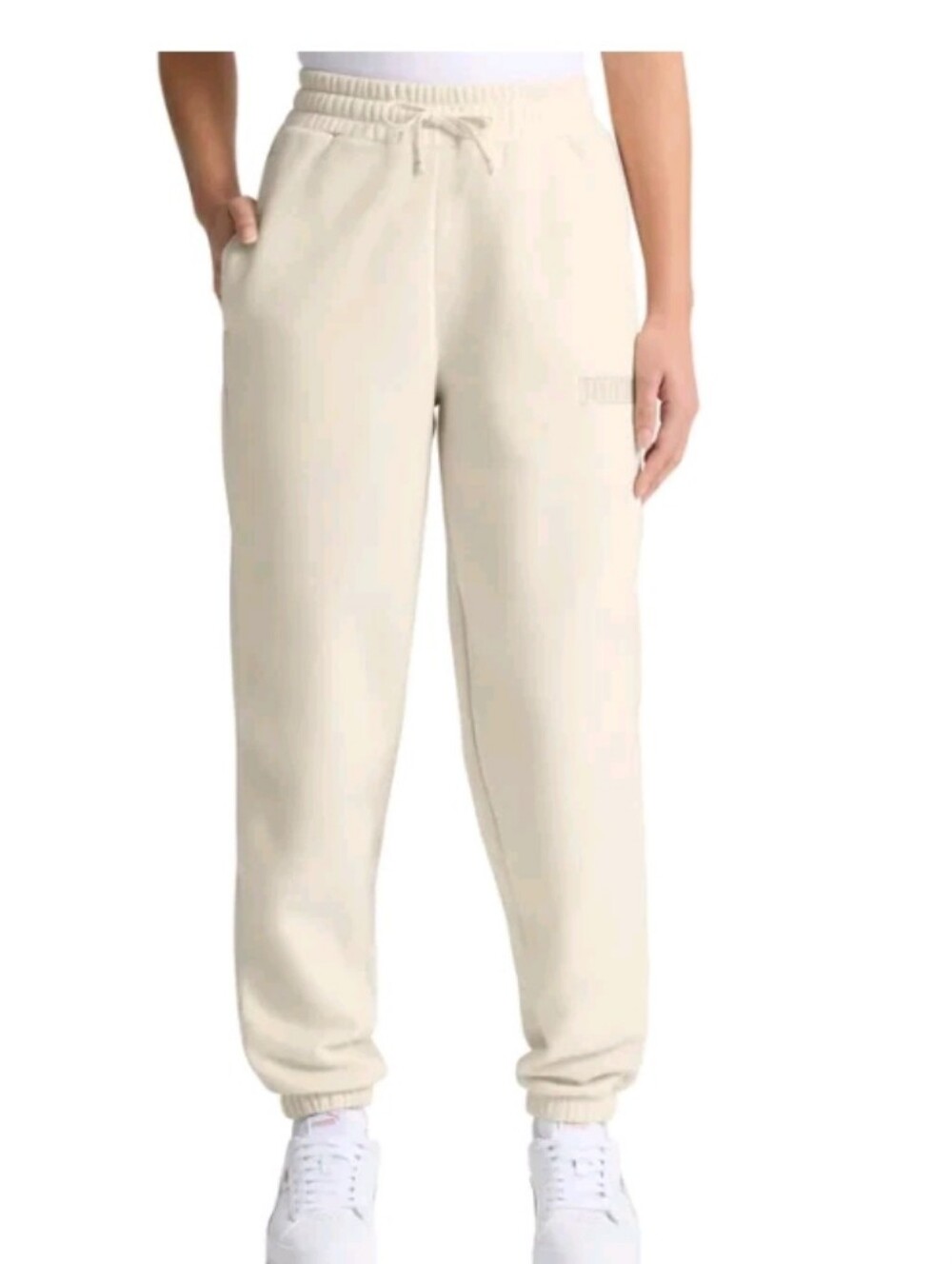 Puma Essentials Fleece Heavy Weight Sweatpants Cream XXL